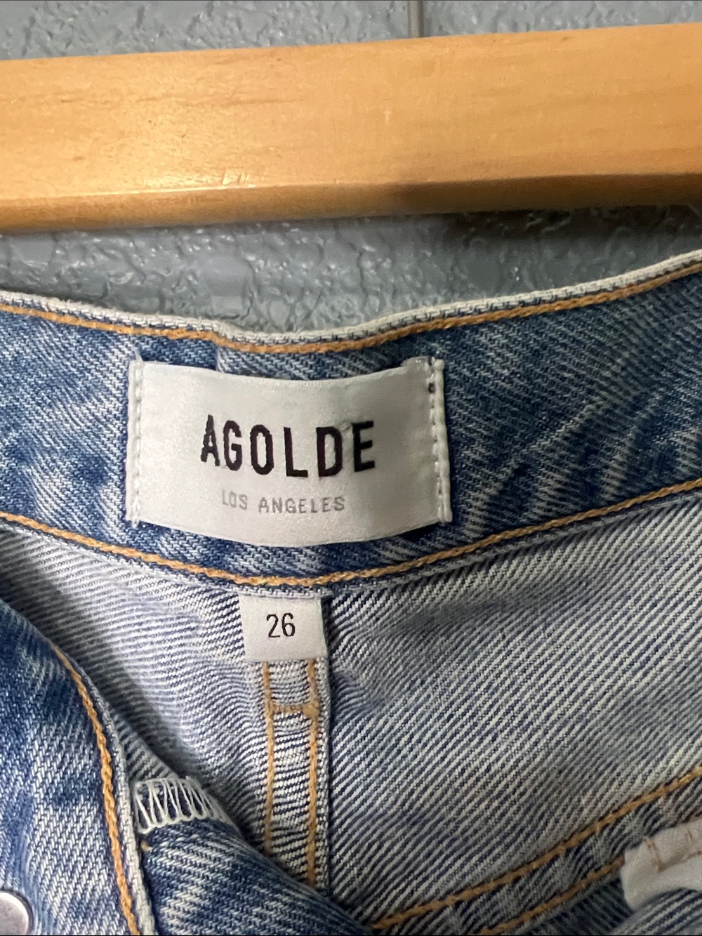 Agolde 90s Loose Fit Distressed Jeans Fall Out 26 - Picture 8 of 13